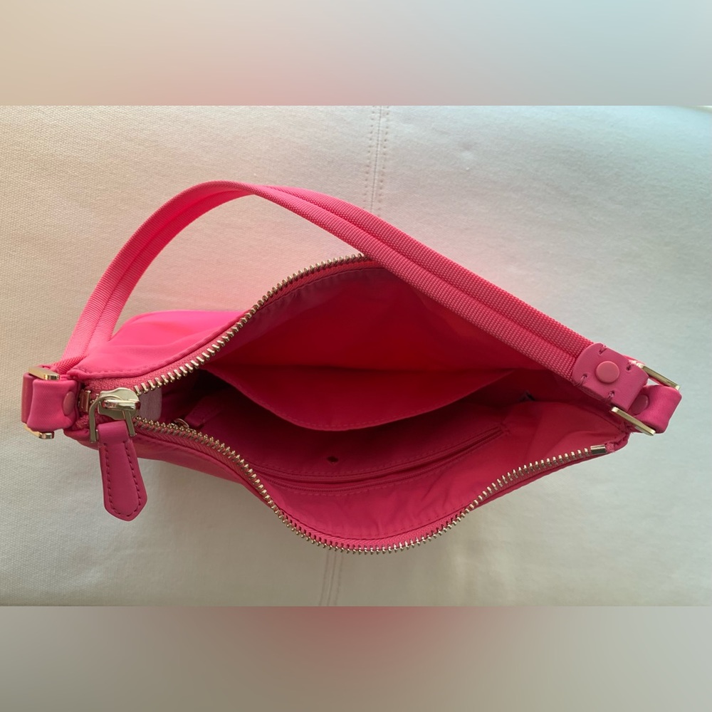 kate spade Hot Pink Shoulder Bag with Gold Logo - Picture 6 of 8